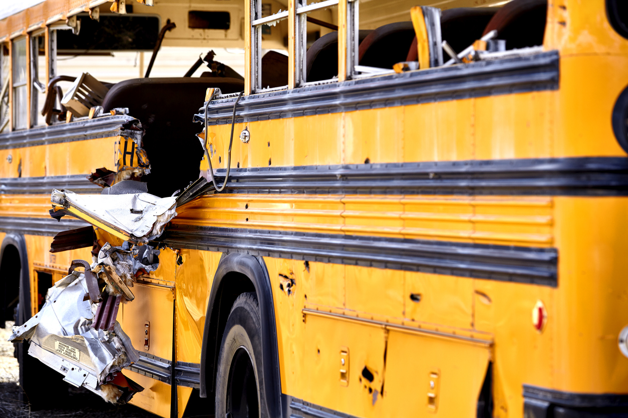 Two Separate Bus Accidents Leave 12 Children Injured and One Dead