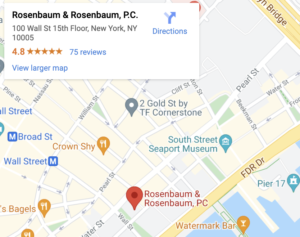 Rosenbaum & Rosenbaum New York, NY Office Location